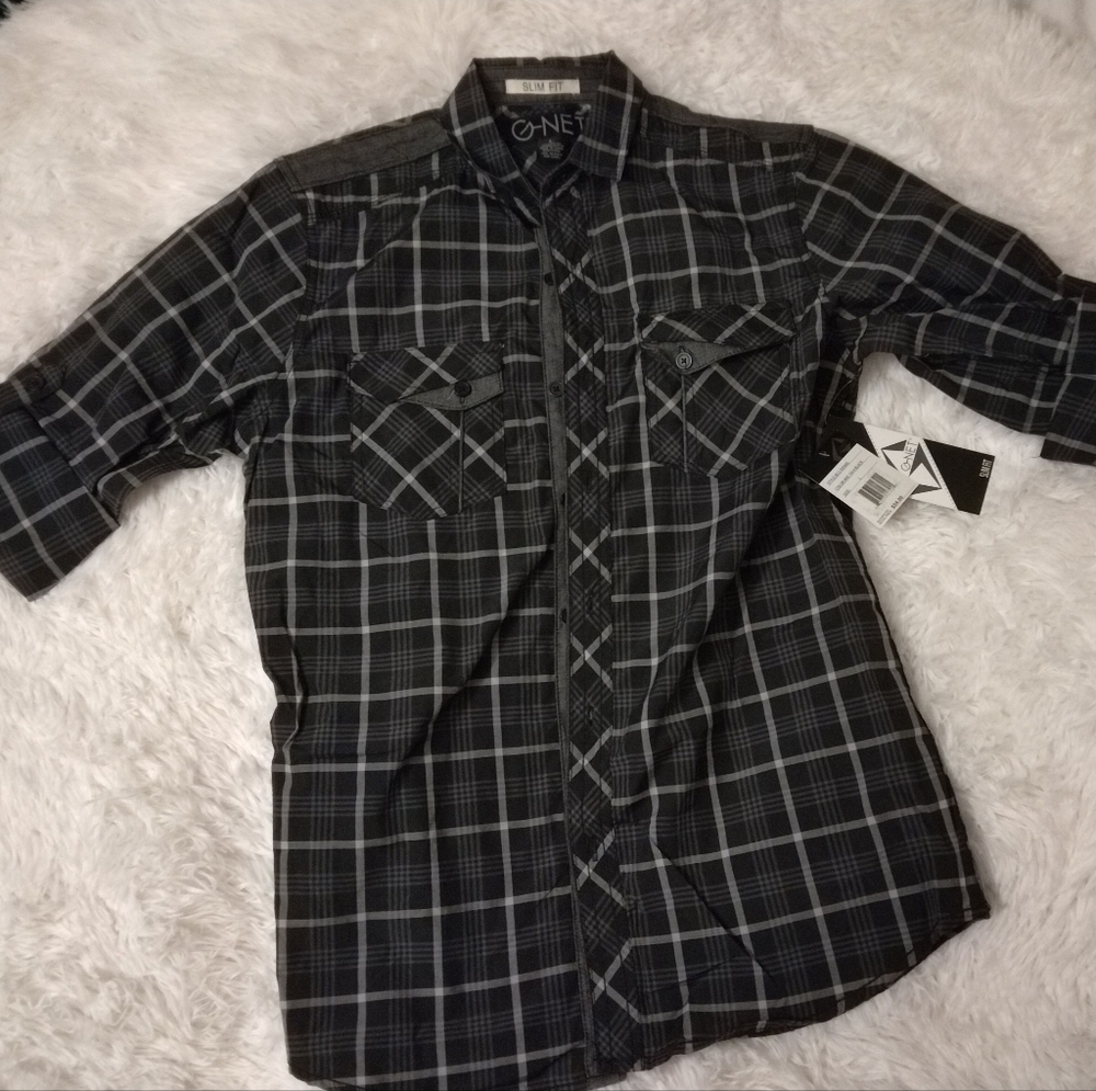 🎉HP🎉 *NWT* 🔥 3/$70 G-NET Men's Dress Shirt